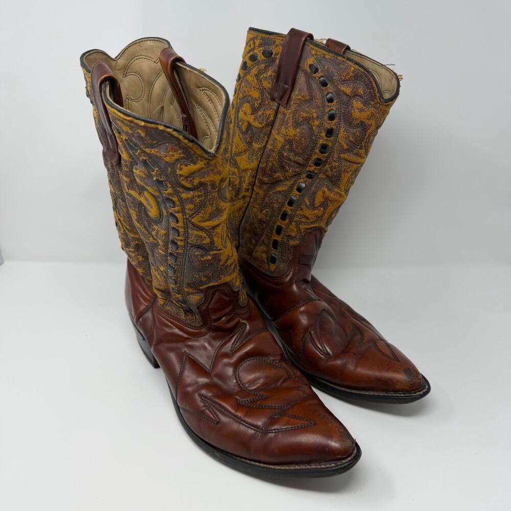 Vintage Men’s Western Cowboy Boots 12